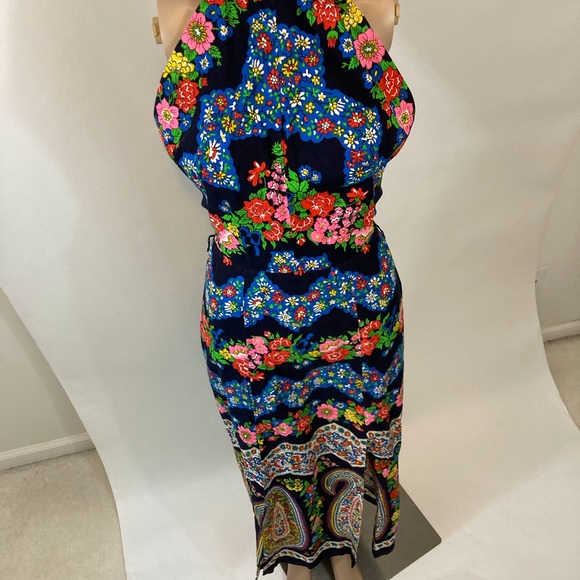 60’s Backless Bohemian Maxi - Picture 2 of 7